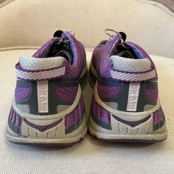 Hoka One One Purple Athletic Shoes - Picture 4 of 11